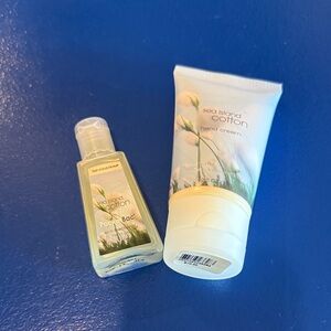 Bath & Body Works Sea Island Cotton Hand Cream & PocketBac